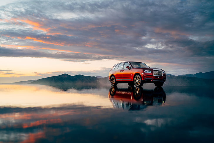 Luxury SUV, Rolls-Royce Cullinan, 4K, 2018, HD wallpaper