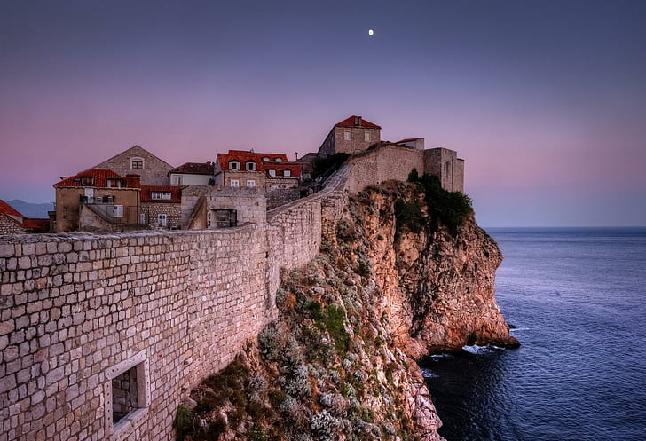 *** Dubrovnik-croatia ***, water, architecture, town, city, nature and landscapes, HD wallpaper