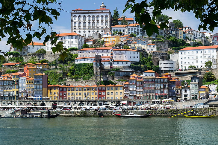 historic city, porto, portugal, ribeira, river douro, architecture, HD wallpaper