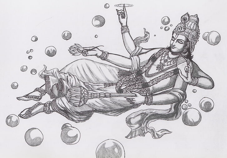 HD wallpaper: Lord Vishnu Art, Shiva illustration, God, sleep, art and  craft | Wallpaper Flare