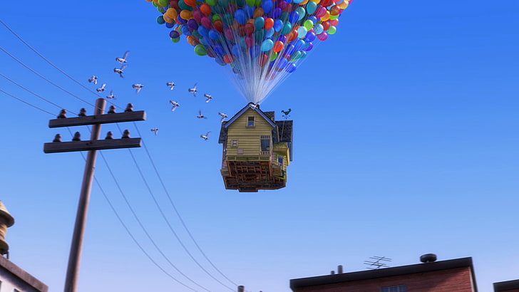 movies, Pixar Animation Studios, Up (movie), animated movies, HD wallpaper