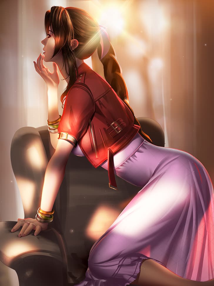 Aerith Gainsborough, Final Fantasy, video games, video game characters