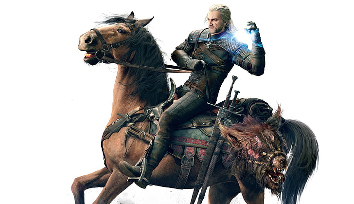 witcher 3 roach trophies, horse, magic, monster, head, armor