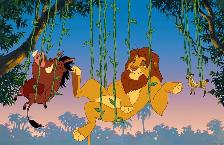 The Lion King: Disney, Timon, Pumba wall mural