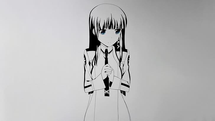 Mahouka Koukou no Rettousei, anime girls, Shiba Miyuki, HD wallpaper