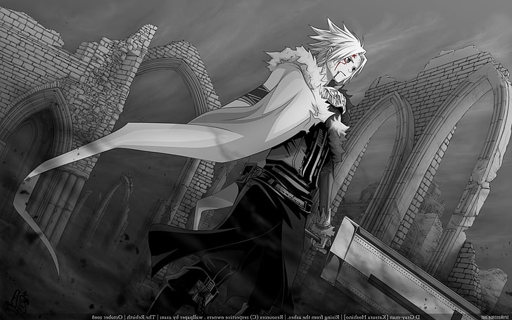 anime d_gray man allen walker, day, no people, nature, architecture, HD wallpaper