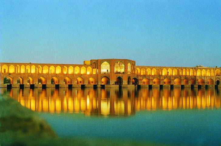 Iran, Isfahan, Imam, sky, built structure, architecture, reflection, HD wallpaper
