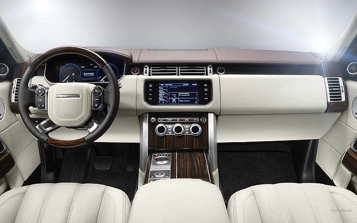Range Rover SUV Interior HD, cars, HD wallpaper