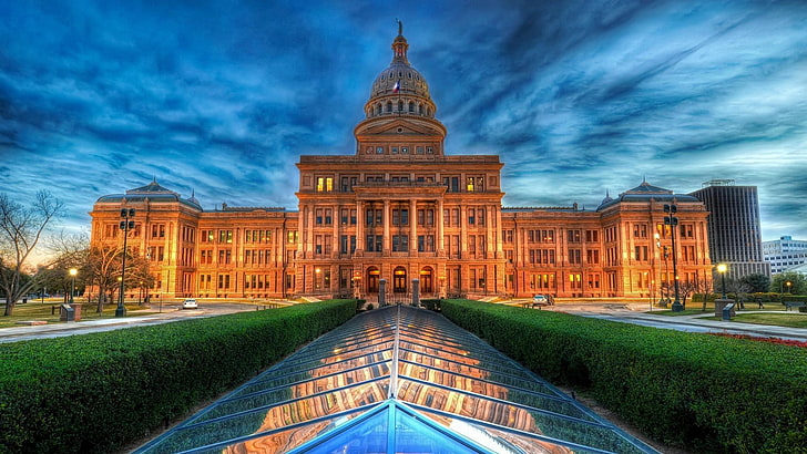 state capitol, texas, united states, usa, architecture, building, HD wallpaper