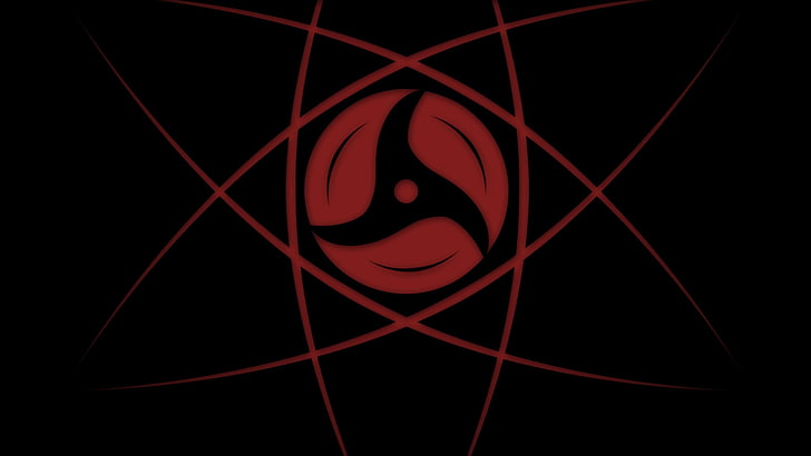 HD wallpaper: eye of Sharingan, anime, Naruto Shippuuden, circle, geometric  shape