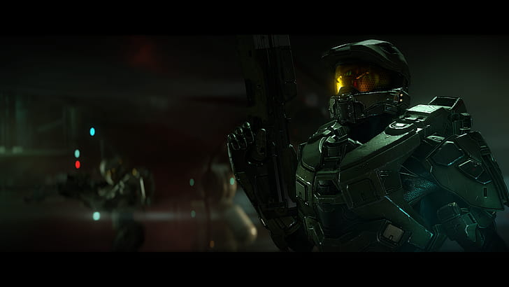Halo 5: Guardians, Master Chief, Blue Team, UNSC Infinity, HD wallpaper