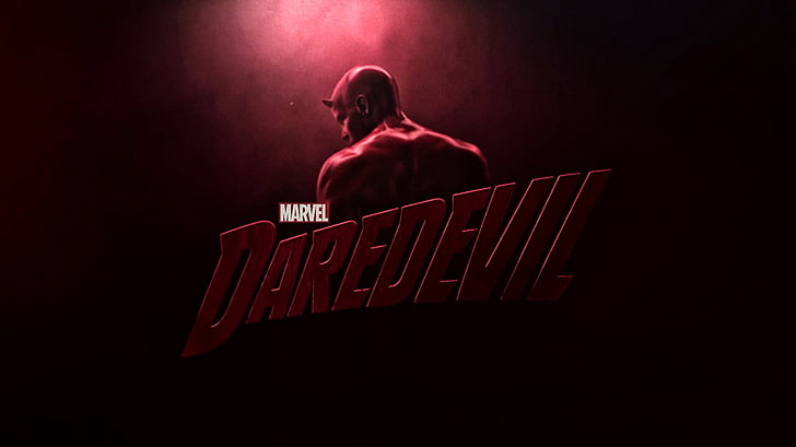 Marvel Daredevil illustration, Marvel Comics, men, people, dark, HD wallpaper