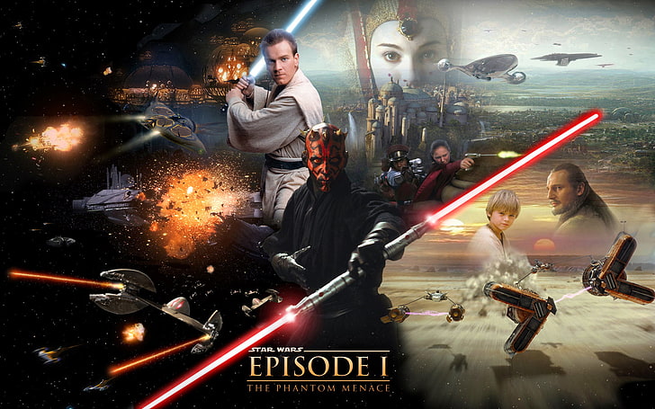 Star Wars Episode 1 The Phantom Menace digital wallpaper, Darth Maul