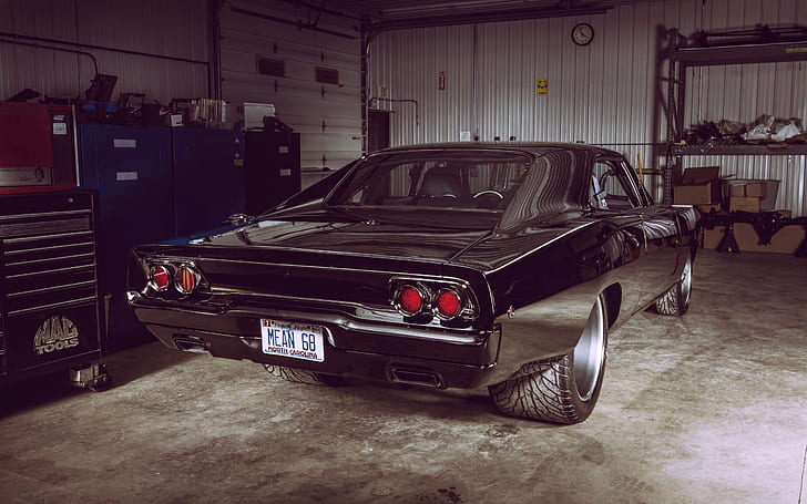 Dodge, Ass, Charger, Tuning, Muscle car, Garage
