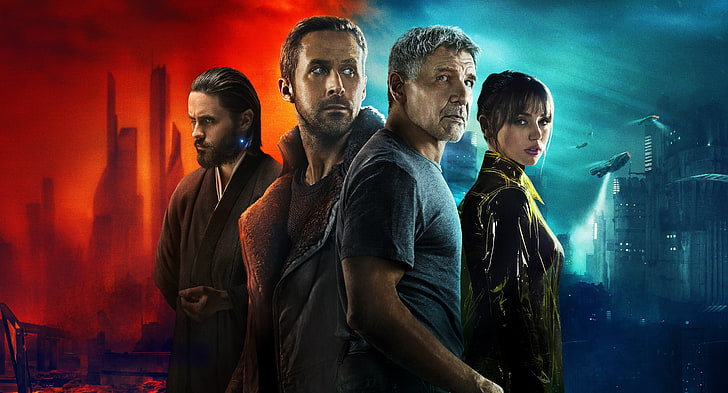 8K, Jared Leto, Ryan Gosling, Harrison Ford, Blade Runner 2049, HD wallpaper