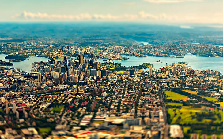 City, Cityscape, Aerial View, Building, Skyscraper, Landscape, Sydney, Australia, HD wallpaper