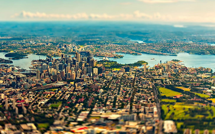 city, bird's eye view of metropolis during daytime, cityscape