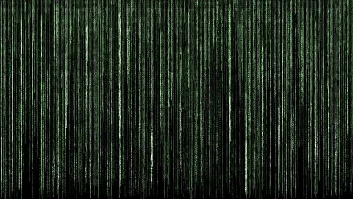 Matrix screen wallpaper, digital art, The Matrix, code, backgrounds, HD wallpaper