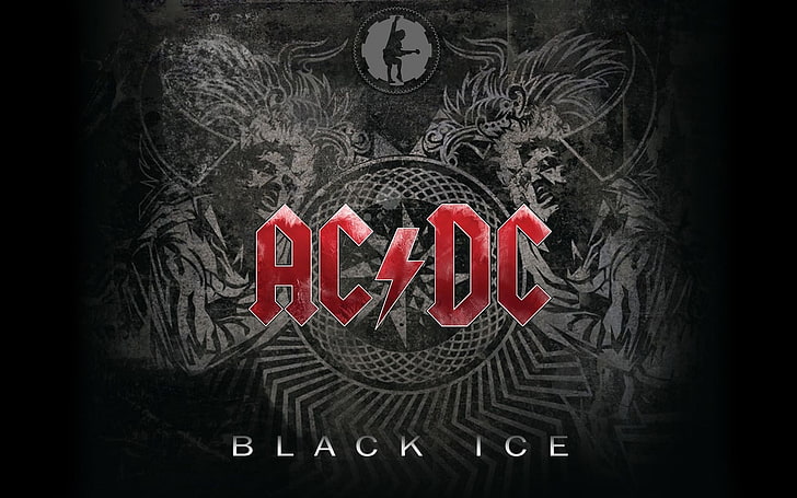 AC/DC logo, Music, Wallpaper, Hard Rock