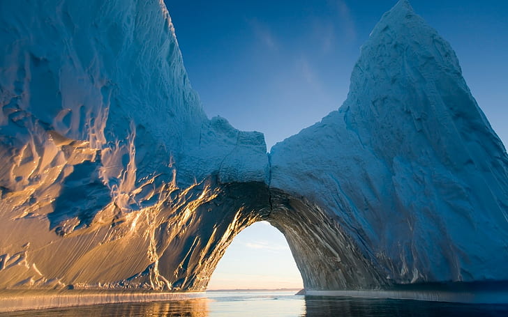 winter, iceberg, Arctic, nature