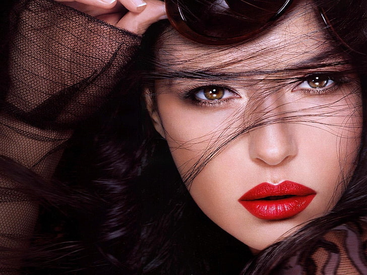 Monica Bellucci, women, model, face, Photoshop, beauty, fashion, HD wallpaper