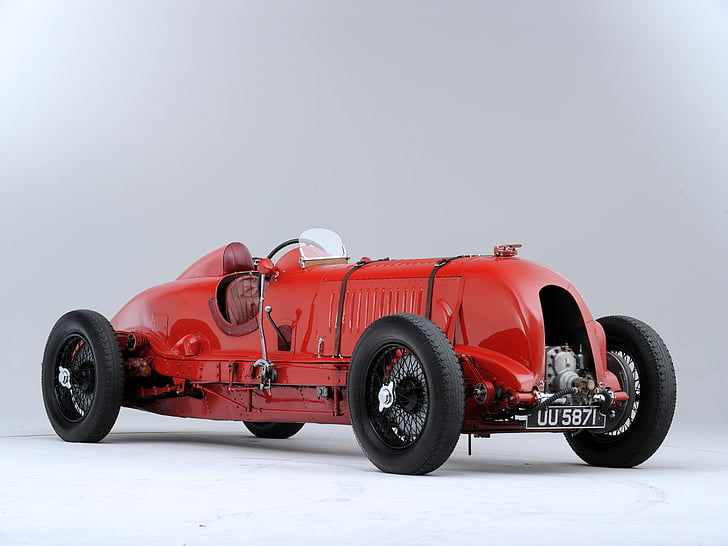 1929, 4 litre, bentley, race, racing, retro, supercharged, HD wallpaper
