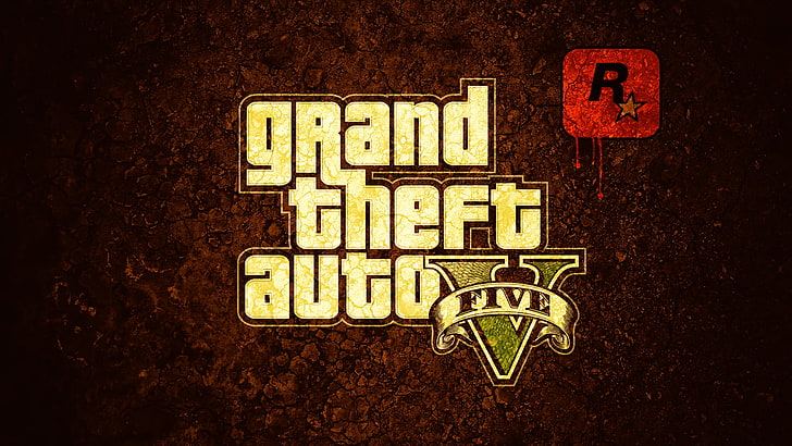 Grand Theft Auto 5 digital wallapaper, background, five, 2013, HD wallpaper