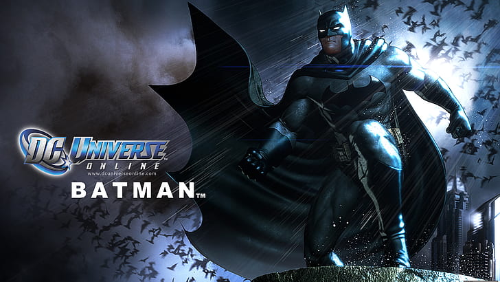 Batman in DC Universe Online, dc universe online batman game, HD wallpaper