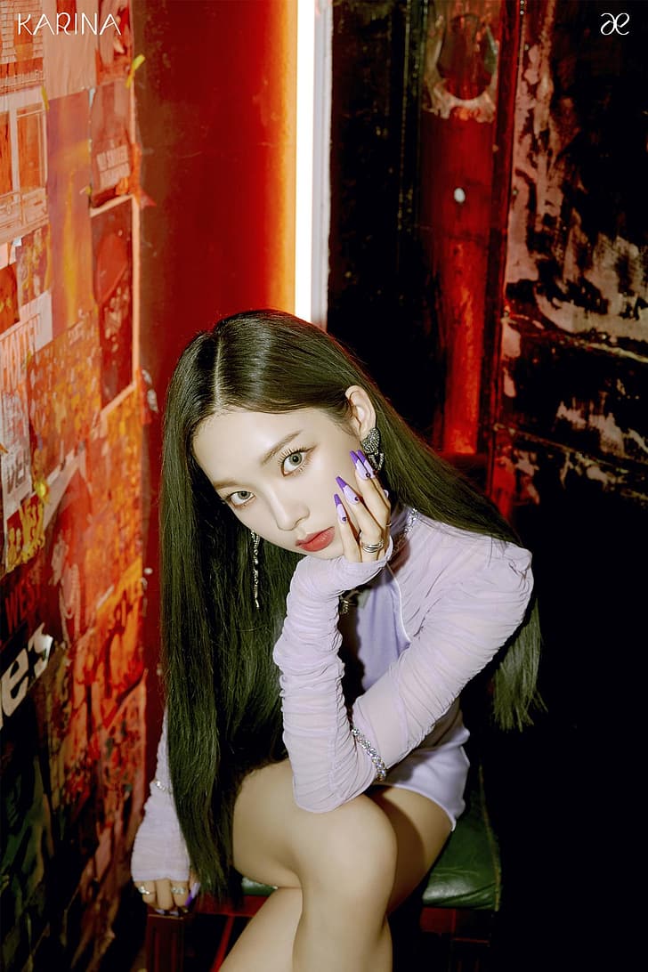 aespa, K-pop, Karina (Yoo Ji Min), HD wallpaper