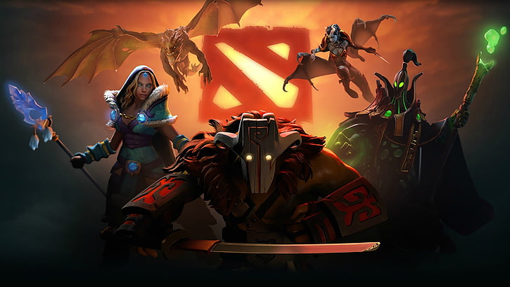 Dota characters illustration, Dota 2, video games, arts culture and entertainment