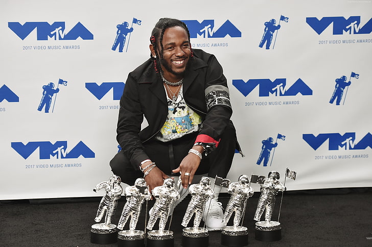 4k, MTV Video Music Awards 2017, Kendrick Lamar, HD wallpaper