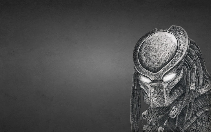 HD wallpaper: predator illustration, the dark background, alien, helmet,  indoors | Wallpaper Flare