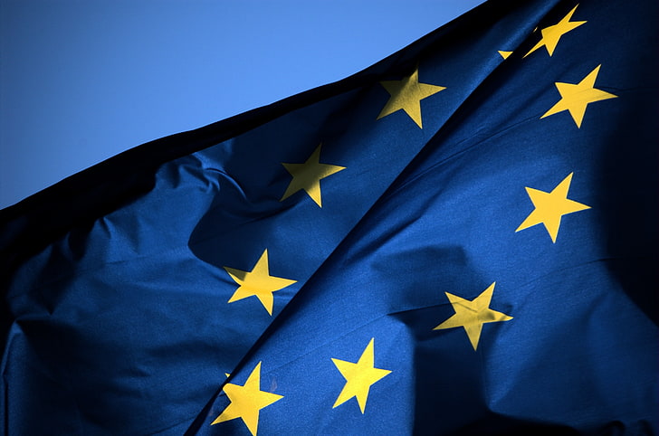 flag of Europe, Flag Euro, The Flag Of The European Union, symbol, HD wallpaper