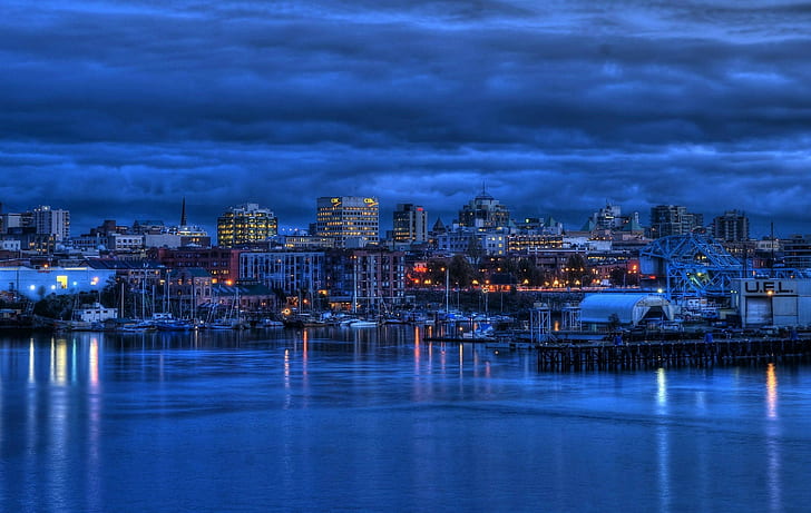 cityscape, Victoria, British Columbia, HD wallpaper
