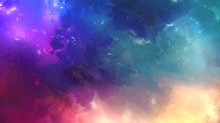 multicolored clouds wallpaper, space, abstract, colorful, backgrounds