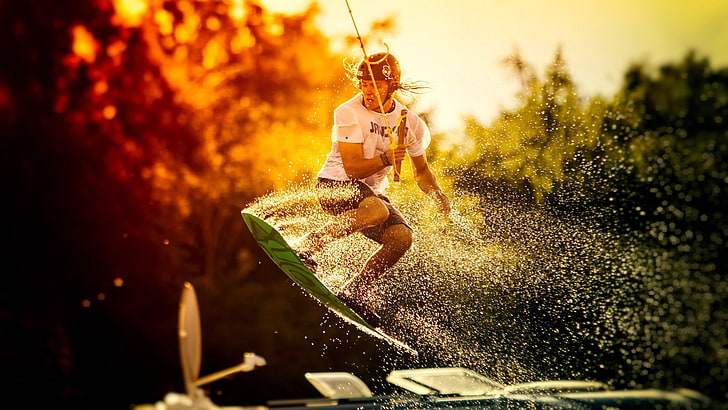 wakeboarding, HD wallpaper