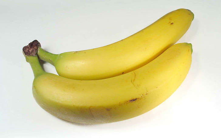 Bananas, two banana fruits, photography, 1920x1200