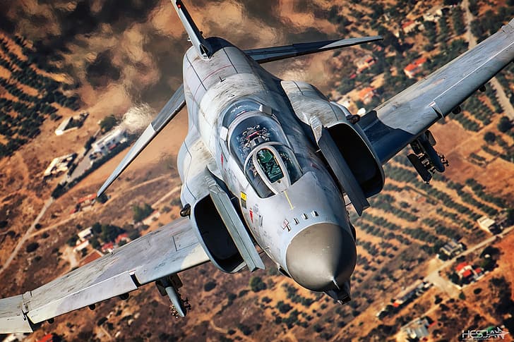Fighter, Pilot, F-4 Phantom II, McDonnell Douglas F-4 Phantom II, HD wallpaper