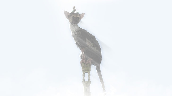 The Last Guardian illustration, Trico, PlayStation 4, animal, HD wallpaper