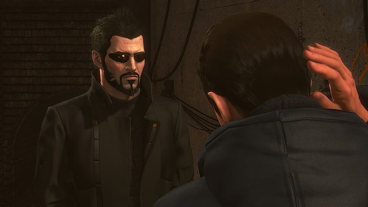 Deus Ex: Mankind Divided, men, two people, real people, portrait, HD wallpaper