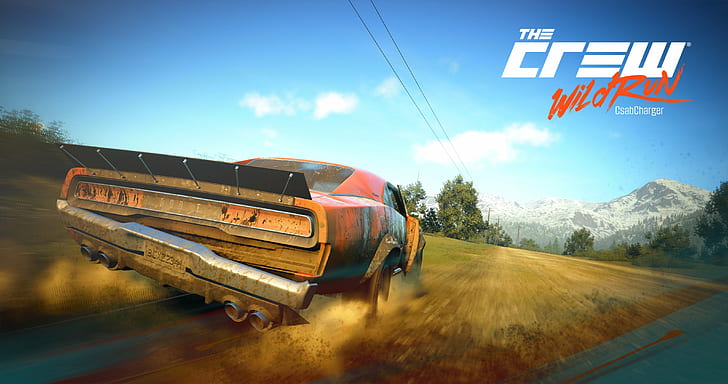 the crew the crew wild run dodge charger r t 1968 race cars, HD wallpaper