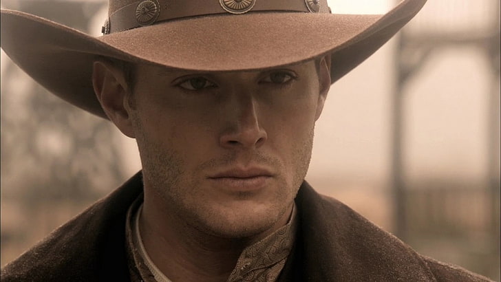 men's brown cowboy hat, look, Supernatural, Jensen Ackles, Dean Winchester