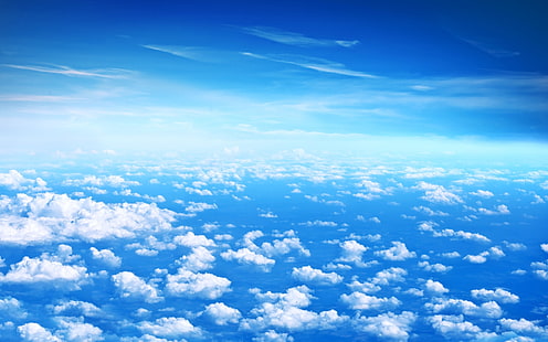 blue sky and clouds image  Bulutlar Gökyüzü Mavi gökyüzü