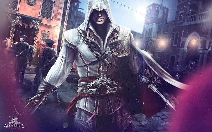 Assassins Creed wallpaper, assassins creed 2, desmond miles, peoples, HD wallpaper