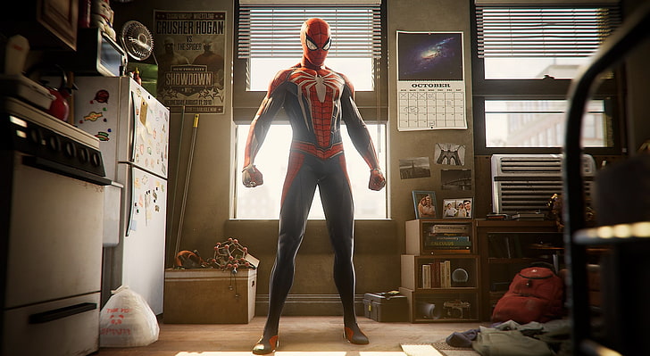 Marvel Spider-Man Tech Suit, Insomniac Games, Spider-Man (2018), HD wallpaper