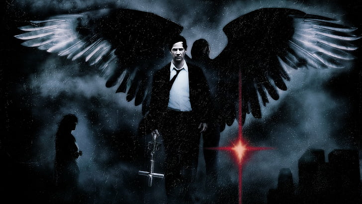 Movie, Constantine, gothic style, dark, night, adult, spooky, HD wallpaper