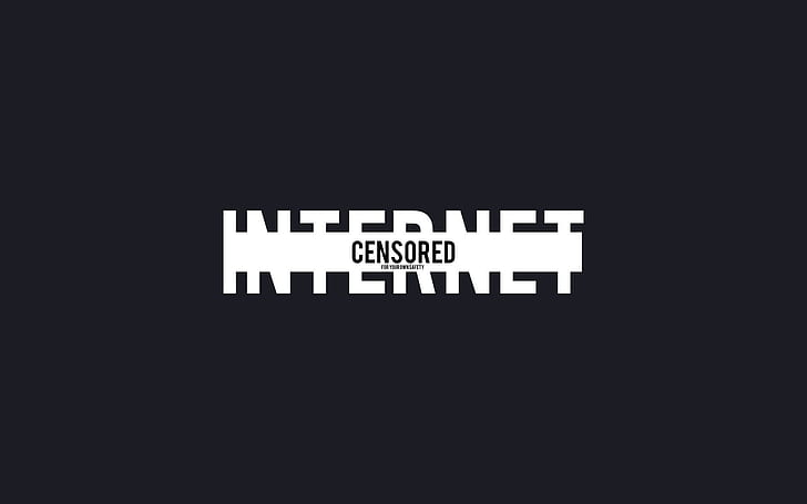 Internet, Censored, Gray, HD wallpaper