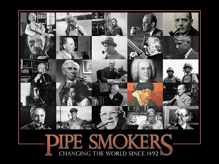 celebrity, pipes, Albert Einstein, Bertrand russell, Mark Twain, HD wallpaper