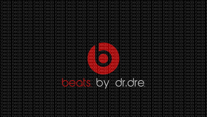 Beats by Dr. Dre wallpaper, texture, sound, logo, brand, beats by dr.dre, HD wallpaper