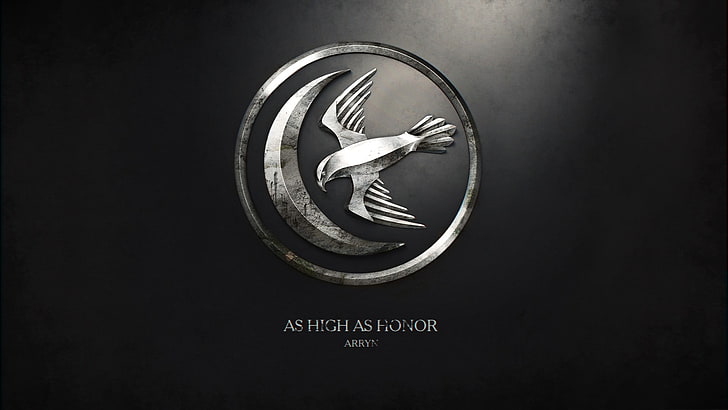 as high as honor logo, Game of Thrones, House Arryn, sigils, geometric shape